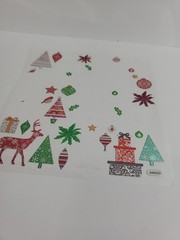 Vintage 1990s Holiday Christmas Mixed Sticker Sheets Hallmark Hobby lobby Ect