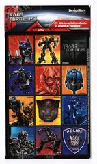 TRANSFORMERS Robot 2007 Bumblebee Optimus Prime Megatron NEW pack Stickers