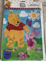 Winnie the Pooh Giant Prismatic Stickers Vintage Sandylion 1990’s