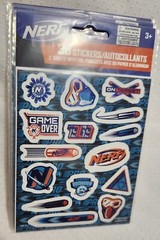 Stickerfetti Hasbro Nerf Stickers 2 Sheets in a pack. 3 Packs.