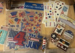 4th Of July Scrapbook Stickers LOT ; Jolee , Creative Memories , And More