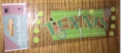 Jolees Tennis Title Court Racquet Ball Repeats Play Sports 3D Scrapbook Stickers