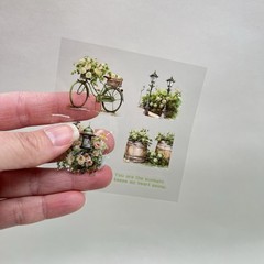 Green Garden Stickers 25 Sheets Summer Junk Journals Collage Scrapbooking