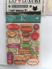 Lot of 10 Cat Sticker Sheets New Cloude9 Design Sandylion Art Warehouse Marcella