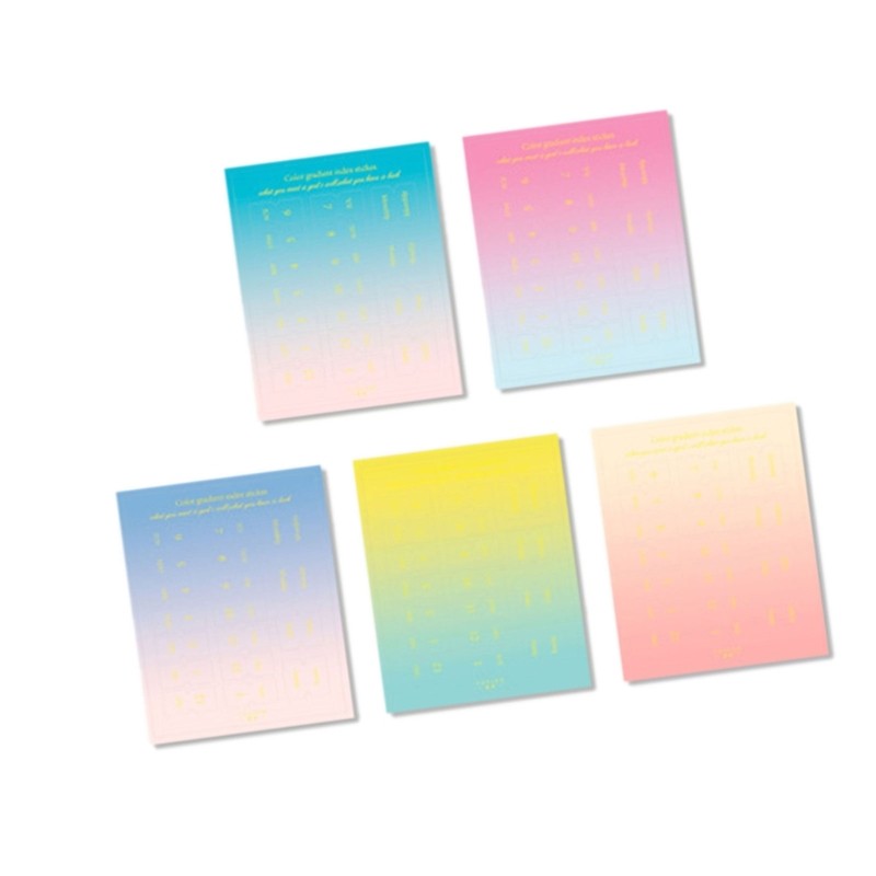 10 Sheets Monthly Tabs Monthly Separator Tabs Decorative Adhesive Index Tabs