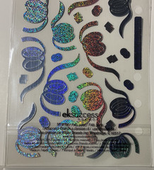 Sticko Metallic Foil Confetti Stickers EK Success 39ct 2010 SPMT17 NIP Scrapbook
