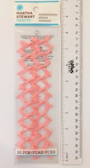 Martha Stewart Pink Ribbon Bows Scrapbooking Stickers