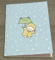 New Happie Scrappie x OMWL Collab Green Frog Munchkin TN B6 Dot Grid Notebook