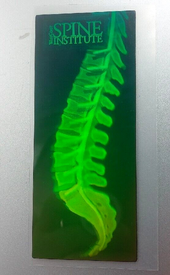 VTG Polaroid 3-D 90’s Holograms Prototypes – HUMAN SPINE / INSTITUTE 4.5 X 2″