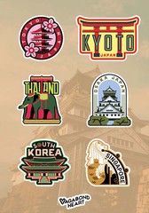 MINI Travel Stickers – 65 Locations!