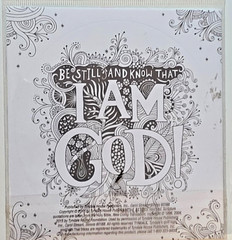 FAITH THAT STICKS Colorable Scripture Stickers – PSALM 46:10 – 28 pcs