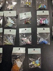Lot of 27 pkgs Brads Let’s Dress It Up Scrapbooking, Crafts, Card Making