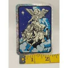 90s Y2k Glow in the Dark Prism Angel Vending Machine Sticker Religious Afterlife