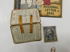 Junk Journal Add-Ons Handmade Tags Card Envelope File Clipboard Ephemera Set 6