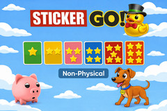 Stickers Of Monopoly 1 , 2 , 3 , 4 , 5 ,6 ⭐ – GO