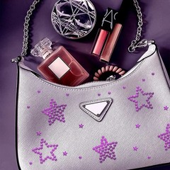 SeBneny Star Purple Face Gems 3 Sheets