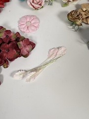 Lot of Loose Artificial Flowers Various Crafting, Card Making, Sewing, Scrapbook