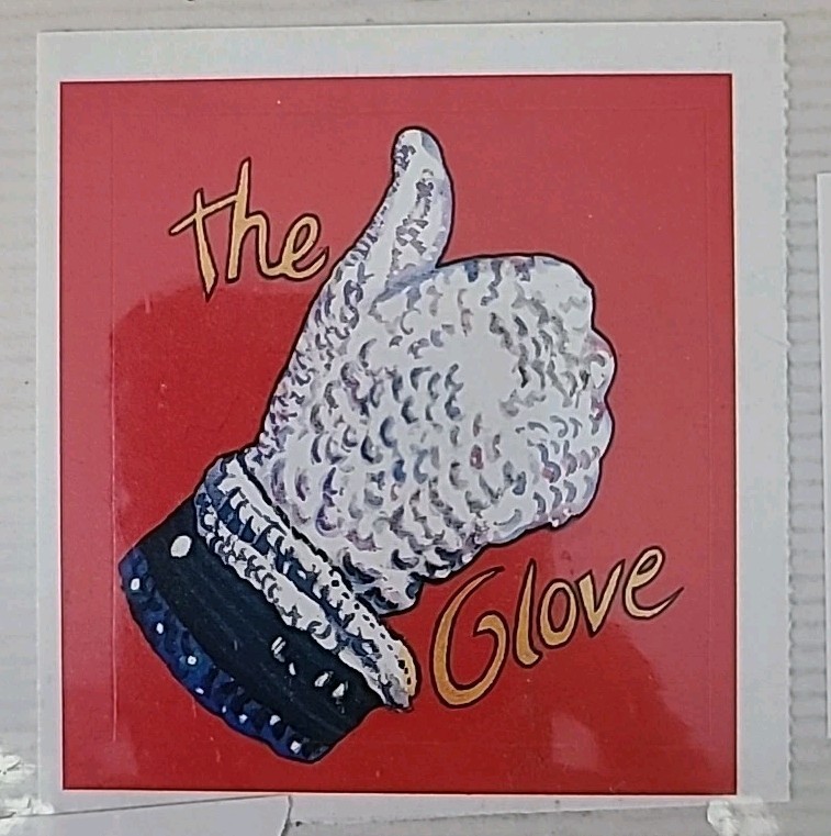 Vintage 1980s Michael Jackson Glove Sticker