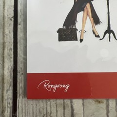 Rongrong Fashion Girl Vault Lady Latte Sticker Sheet Planner New