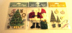 10 New Jolee’s Boutique & EK Sticko Winter Christmas Sticker Lot Scrapbook