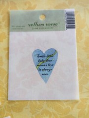 NEW Lot 8 BABY / Children Transparencies Vellum Words Phrase Verses, Scrapbook