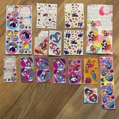 Vintage Lisa Frank Sticker Lot 80’s Unicorns Hearts Rainbows Bears Cats 90s