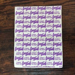 Lisa Frank Frog Complete Sticker Sheet S394 Rare Collectibles