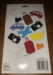 KeepSake Essentials Solid Die Cuts Vacation Airplane Car Luggage Pictures 🗺 Map