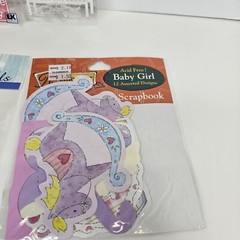Vintage Girl Baby Shower Scrapbooking Crafting Stickers Mixed Lot Of 11 New