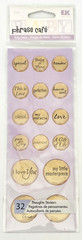 Lot 4 Small Packages Epoxy Stickers Crafts Greeting Cards Scrapbooking New