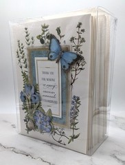 5 – Clear Gift Boxes for 5×7 Homemade Cards – Holds 10 Thick Cards & Envelopes