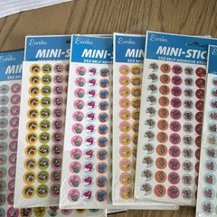 Vintage Stickers Over 40 Sheets & Packs For Teachers Chart, Reward Sticker Lot