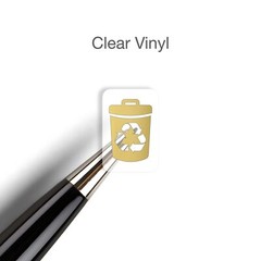 Recycle Planner Stickers / 54 Gold Foiled  Vinyl (1/2”) /  House Chores T…