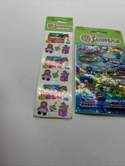 Sandylion Prismatic Transportation Stickers Cars, Planes, Boats & Toys