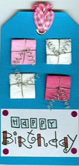 Birthday Happy Presents Gifts Party Fresh Tags Die-cut Handmade Tag