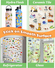 Reusable Sticker Book for Toddlers, Stickers for Kids, Toddler Sticker Book, Tod