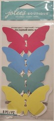 Lot of 6 packs JOLEE’S Boutique BUTTERFLY TAGS with ties