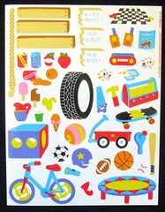 Mrs Grossman Vintage Jumbo 6×9″ Sticker Sheets *Your Choice*
