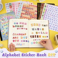 5000 PCS Colorful Letter and Number Stickers for Kids DIY Crafts & Decor