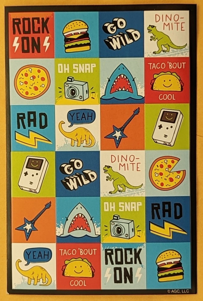 Themed Sticker Single Sheet