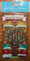 RARE Jolees Family Tree Sisters Brothers Mom Dad Grandma Grandpa Genealogy Birds