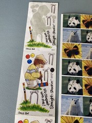 Lot Of 7 Sheets Various Stickers Suzy’s Zoo Crafts, Inc. , AGC Seals