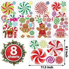 Christmas Decorations – Christmas Wall Stickers Christmas Floor Decals