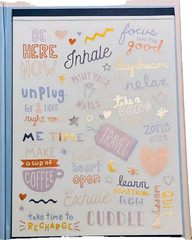 *WORLDTRAVELER SelfCare Sticker Book Hardcover 5×7 Art WOMEN EMPOWER JOURNAL A28