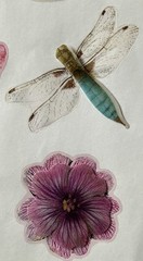 FLOWER Dimensional Stickers (13pc)Hallmark•Vellum•Pop-Ups Butterfly•Card Making•