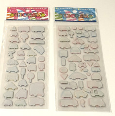 Transportation Stickers Truck Ambulance Scooter Taxi Bus Stop Lot of 2 NEW READ