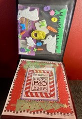 Sticker Sheets Album Lot Of 14 No Doubles Full Sheet Variety Some Rare Hard Case