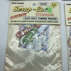 What’s New Scrap Ease Die Cut Acid Free Scrapbook embellishments lot of 4