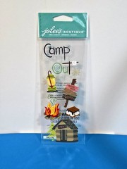 FREE SHIP Jolee’s CAMPING Scrapbook Dimensional Stickers TRAVEL VACATION SMORES