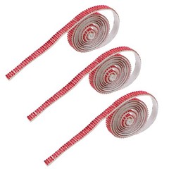 5 Pcs Sparkling Rhinestone Ribbon Adhesive Trim Strip Strips Glitter Belt